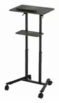 Gembird TVS-DESK-01-BK stovimasis stalas Juoda
