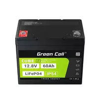 Green Cell LFPGC12V60AH UPS akumuliatorius Ličio geležies fosfatas (LiFePO4) 12,8 V 60 Ah