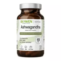 BIOWEN Ashwagandha – maisto papildas žmonėms – 120 kapsulių