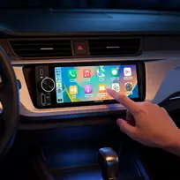 Kruger&Matz KM2016 1DIN CarPlay/AndroidAuto automobilio radijas