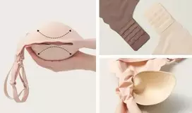 Momcozy YN46 Maitinimo liemenėlė, dydis S Kūno spalvos