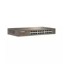 Tenda TEF1024D tinklo komutatorius Ne-valdomas Fast Ethernet (10/100) Rusvai gelsvas