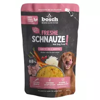 BOSCH Freshe Schnauze su vištiena, ryžiais ir morkomis mono – drėgnas pašaras šunims – 250g