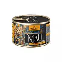 MAU Pate and Fillet Turkey with peanut butter - šlapias kačių maistas - 185g