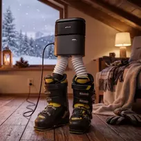 Glovii GG22 shoe dryer batų džiovintuvas Juoda, Pilka, Balta 90 W