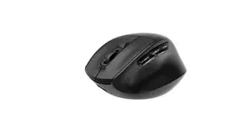 Gembird MUSW3-9B-01 Trijų režimų belaidė ergonominė pelė (2.4G + BT + USB), 2400 DPI, 9 mygtukų, juoda
