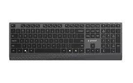 Gembird KB-MCH-06 Plona laidinė multimedijos klaviatūra su C tipo adapteriu, JAV išdėstymas, juoda