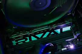 Goodram *DDR4 Rival Radiant 64GB (2*32)/3200 CL18 Green atminties modulis 2 x 32GB 3200 MT/s 288-pin DIMM