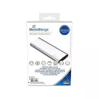 Išorinis SSD|MEDIARANGE|Skaitymo greitis 450MB/s|Rašymo greitis 420MB/s|Formos faktorius M.2|NVMe Taip| 900GB|MR1103
