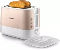 Philips Viva Collection HD2638/11 skrudintuvas 7 2 griežinėliai 950 W „Rose Gold“, Balta
