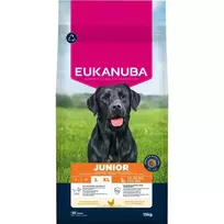 EUKANUBA Premium Nutrition Puppy Junior & Giant Breed Chicken - sausas maistas šunims - 15kg