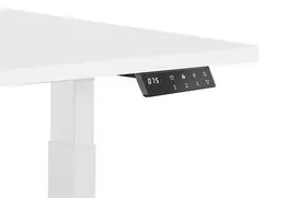 UNIQUE ACTIVE I Elektrinis stalas 140x70 cm Baltas