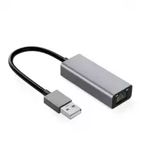 IBox IAARJ Aliumininis RJ45 į USB Type-A adapteris 10/100/1000Mb/s
