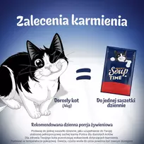 PURINA Felix Original Soup Time Box Beef, lamb, chcken - šlapias kačių maistas - 6x48g