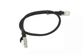 Lanberg PCU6-10CC-0050-BK tinklo kabelis 0,5 m Cat6 U/UTP (UTP) juodas