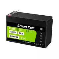 Green Cell LFPGC12V7AH UPS akumuliatorius Ličio geležies fosfatas (LiFePO4) 12,8 V 7 Ah