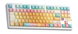 AULA Gasket F87 Pro V2 Orange Soda Kailh Meteorite Ice Cream RGB klaviatūra