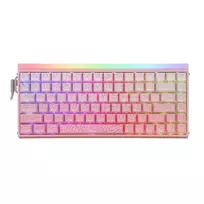 „Gasket“ klaviatūra HERO84 HE PINK+Gradient+Contour Dragon King switch RGB AULA