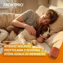 FRONTPRO Tabletės nuo blusų ir erkių šuniui (>10-25 kg) - 3x 68mg
