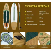 SUP lenta „SKATINGER Peninsula Trojan Horse“ 335x84x15 „Touring“