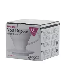 Keraminis „Drip“ V60-01 HARIO, baltas