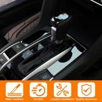 For Honda Civic 10Th 2016- Piano Black Shift Interior Gear Cover Panel Trim black
