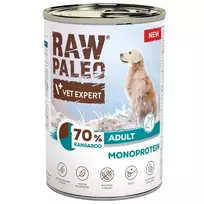 VETEXPERT Raw Paleo Mono Kengūra - drėgnas ėdalas šunims - 400g