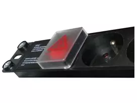 Alantec PZ071U elektros tinklo ilgintuvas 1,8 m 7 AC išvestis(ys / čių) Vidaus Juoda