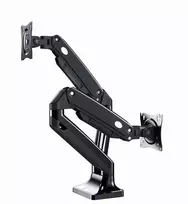 Gembird MA-DA2-03 monitoriaus laikiklis arba stovas 88,9 cm (35") Stalas Juoda