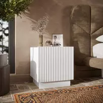 Cama LIVERTI 5903815010576 naktinis staliukas / staliukas prie lovos Balta