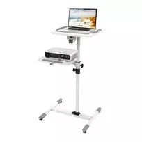 Techly ICA-TB TPM-6 multimedijos įrenginio vežimėlis / stovas Balta Multimedijos vežimėlis