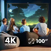 Nešiojamasis projekcinis ekranas Maclean, kompaktiškas, grindų, 100", 4:3, MC-211