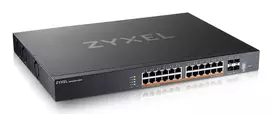 Zyxel XMG2230-28HP Valdomas L2/L3 2.5G Ethernet (100/1000/2500) Maitinimas per Eternetą (PoE) 1U Juoda