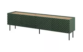 4D RTV spinta ONDA 200x40xH54,35 žalia (pastatoma arba montuojama ant sienos)