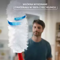 Vileda šiukšlių semtuvas su trumpa rankena + 2 Flex&Catch pildymo paketai