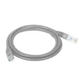 Alantec KKU5SZA2 1 m Cat5e U/UTP tinklo kabelis (UTP), pilkos spalvos