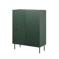 Knygų spinta 2D2SZ ONDA 98x45xH127 žalia)