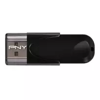 PNY Attaché 4 2.0 64GB USB atmintukas USB A tipo Juoda