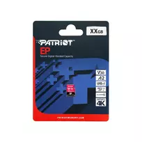 Patriot Memory EP A2 Flash atmintis 128GB MicroSDXC V30 U3 10 klasės (PEF128GEP32MCX)