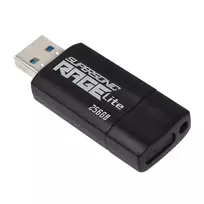 Flashdrive PATRIOT Rage Lite 1TB 120MB/S USB 3.2 ištraukiamas Juoda (PEF1TBRLB32U)