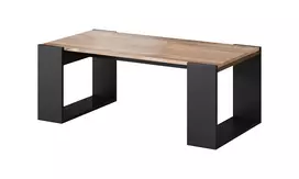 Cama Suolas/stalas WOOD 120x54,5x46 ąžuolas wotan + antracitas