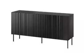 Cama Komoda ISLA 150.5x40x75 matinės juodos spalvos