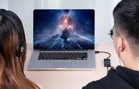 Vention 1 m USB 2.0 išorinė garso plokštė