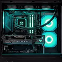 Actina 5901443443551 PC Intel Core Ultra 7 270K Plus 32GB DDR5-SDRAM 1 TB SSD AMD Radeon RX 9070 „Midi Tower“ Juoda
