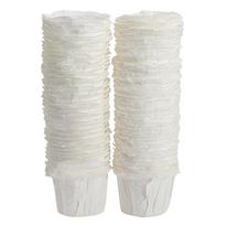 100pcs Disposable Paper Filters Cups Replacement White Coffee Filter Paper Pod for Keurig Capsules Coffee Filters Accessories white