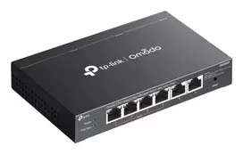 TP-Link Omada ES206GP tinklo komutatorius Valdomas Gigabit Ethernet (10/100/1000) Maitinimas per Eternetą (PoE) Juoda