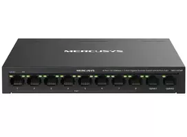 Mercusys MS110CMP tinklo komutatorius PoE palaikymas Juoda