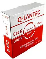 Q-LANTEC U/UTP cat.6A tinklo kabelis, vytos poros, LSOH