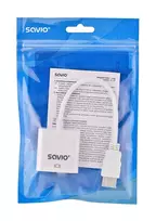 SAVIO HDMI (M) – VGA (F) ADAPTERIS BALTAS CL-201