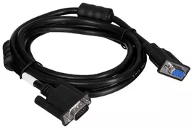 Lanberg CA-VGAC-10CC-0018-B+ VGA kabelis 1,8 m VGA (D-Sub) Juoda